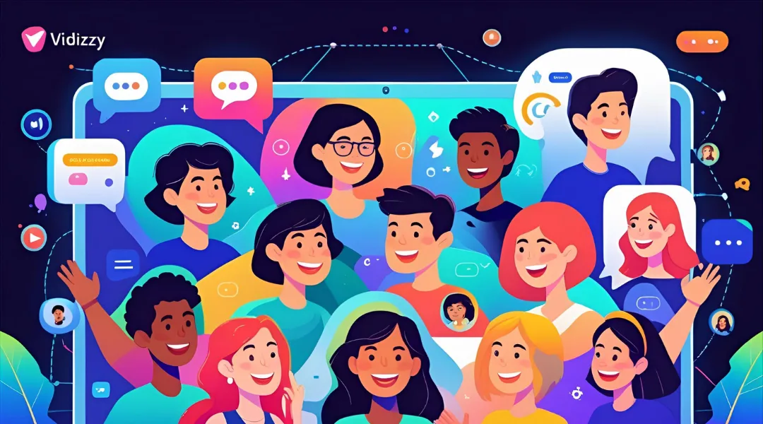 Chat on Vidizzy